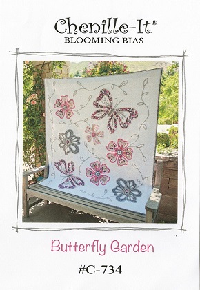 Quilting Pattern - Butterfly Garden - Chenille It - 60' X 68'