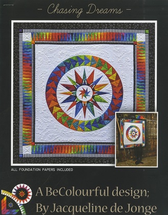 Quilting Pattern - Chasing Dreams - Be Colourful - 45' x 45'