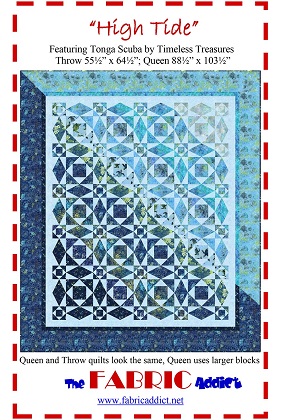 Quilting Pattern - High Tide - 2 Sizes