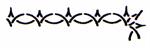 Quilting Stencil - Border w/Corner - 1^