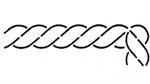Quilting Stencil - Border w/Corner - 13^ x 9^ x 4^