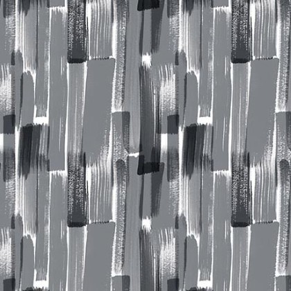 Quilting Treasures - Blissful Blooms - Paint Strokes, Gray/Black