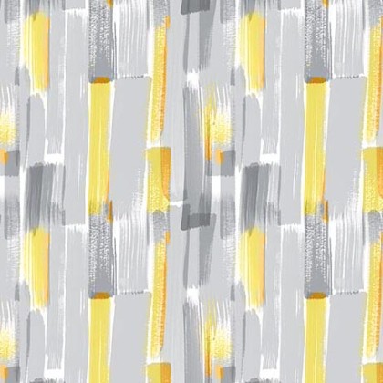 Quilting Treasures - Blissful Blooms - Paint Strokes, Gray/Yellow