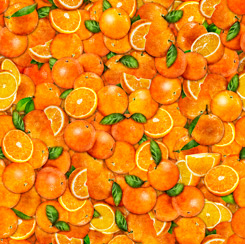 Quilting Treasures - Fresh - Orange