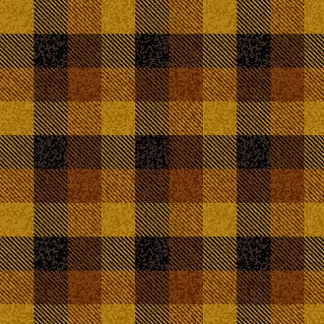 Quilting Treasures - Great Plains - Plaid, Orange