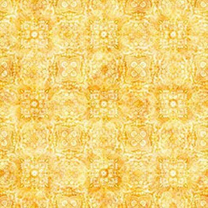 Quilting Treasures - Lil Farmers - Medallion Geo, Yellow