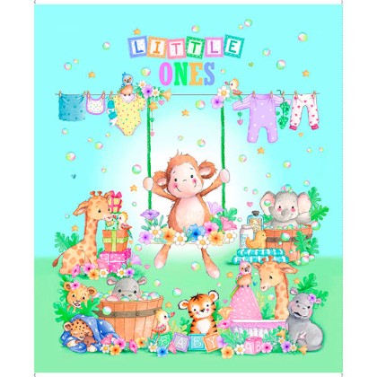 Quilting Treasures - Little Ones - 36' Little Ones Panel, Multi