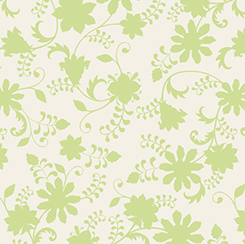 Quilting Treasures - Lydia - Floral Vine, Ivory/Celadon