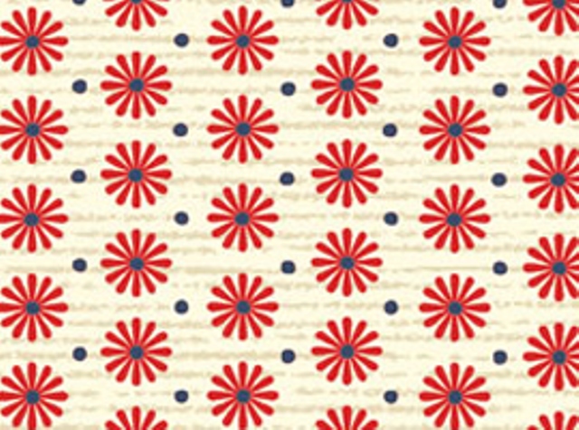 Quilting Treasures - Nantucket - Small Flowers & Dots, Cream