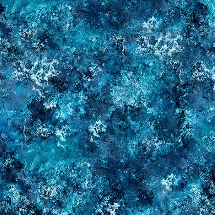 Quilting Treasures - Nauticus - Mottled Texture, Ocean