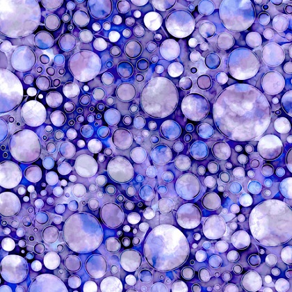 Quilting Treasures - Periwinkle - Dots, Violet