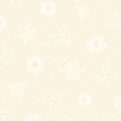 Quilting Treasures - Quilting Illusions - Snowflakes, Ecru