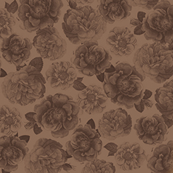 Quilting Treasures - Rosehill - Tonal Roses, Brown