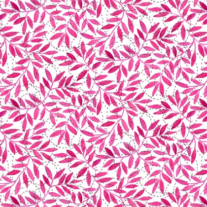 Quilting Treasures - Serafina - Leaf Blender, Pink