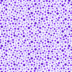 Quilting Treasures - Sorbets - Dots, Purple