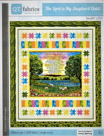 Quilting Treasures - The Lord is my Shepherd Quilt Kit 66'x77'