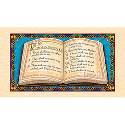 Quilting Treasures - The Ten Commandments - 24' Ten Commandments Panel