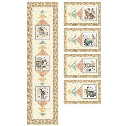 Quilting Treasures Pattern - Bunny Hop - Based on Cotton Tails Collection