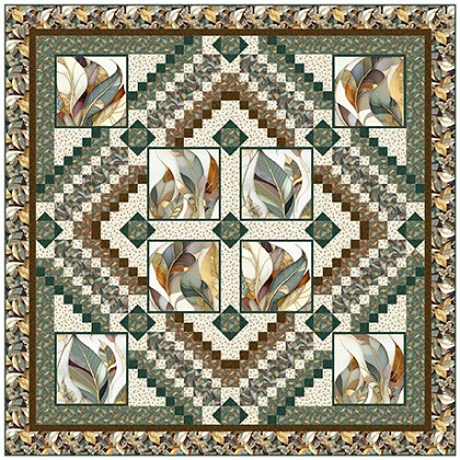 Quilting Treasures Pattern - Featuring Frond Nouveau Fabric