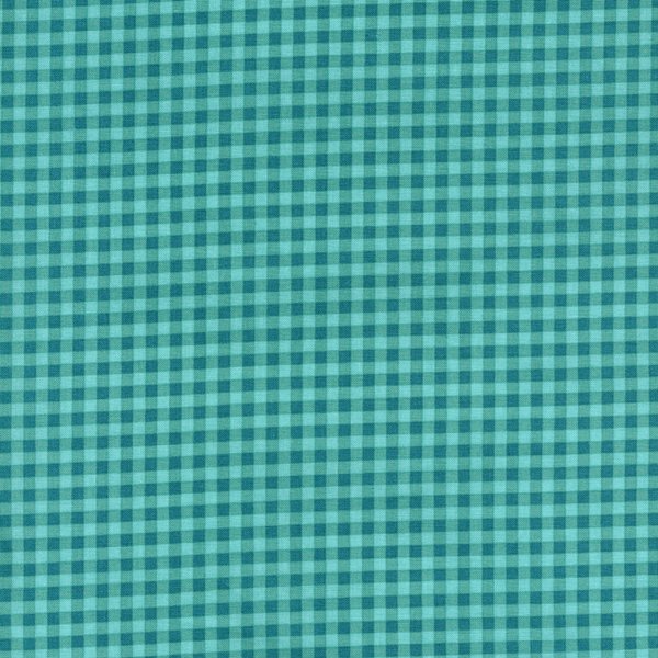 RJR - Stitcher's Garden - Small Checks, Teal
