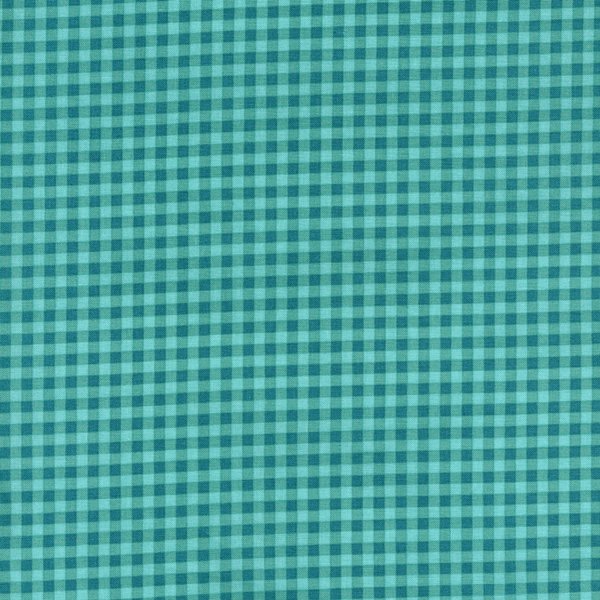 RJR - Stitcher's Garden - Small Checks, Teal