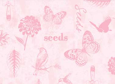 Red Rooster - Adalee's Garden - Garden Toile, Light Pink