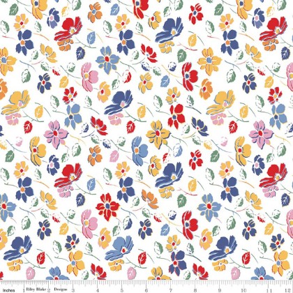 Riley Blake - 108' Dear Sweethearts - Floral, Multi