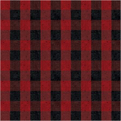 Riley Blake - All About Plaids - Buffalo Check, Red