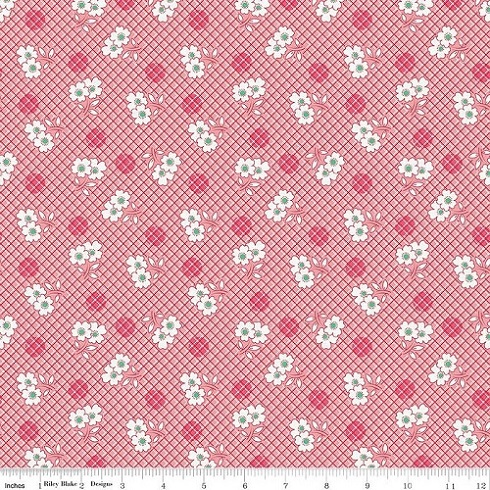 Riley Blake - Basin Feedsacks - Daisy, Pink