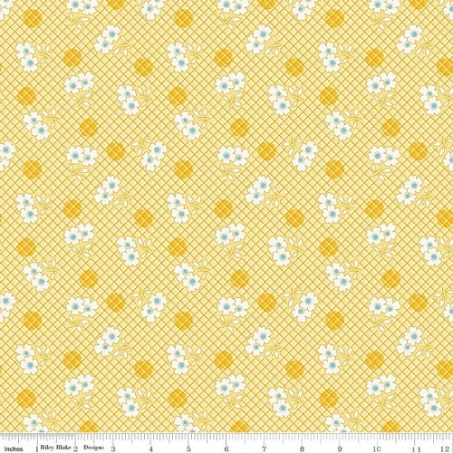 Riley Blake - Basin Feedsacks - Daisy, Yellow