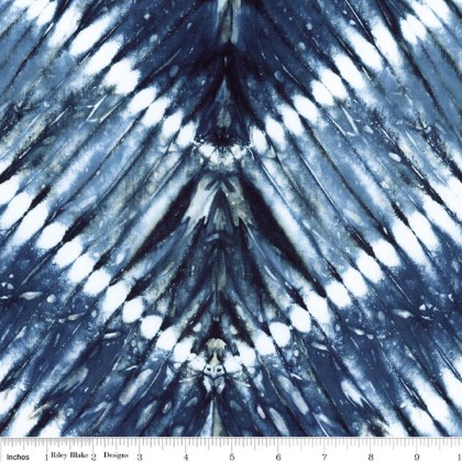 Riley Blake - Batiks: Express Yourself! - Shibori, Dark Skies