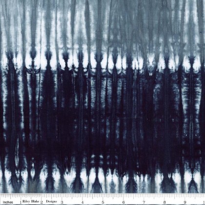 Riley Blake - Batiks: Express Yourself! - Shibori, Moody Blues