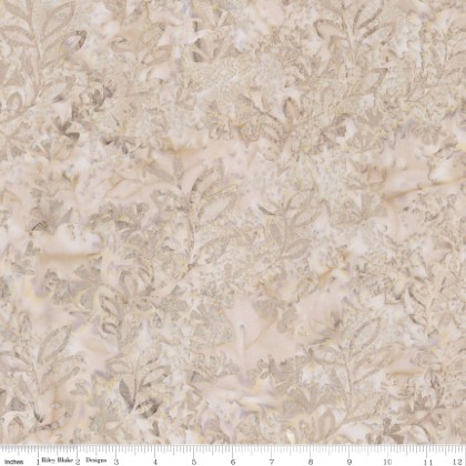 Riley Blake - Batiks: Expressions Porcelains - Viney, Burnt Sugar