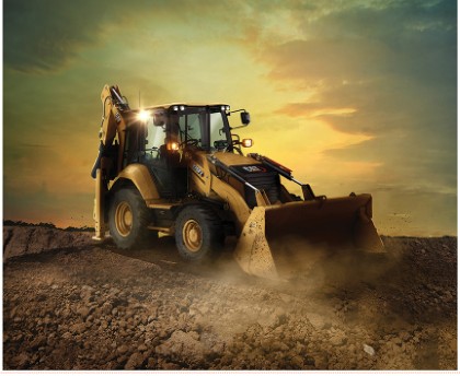 Riley Blake - CATERPILLAR® - 36' Backhoe Loader Panel