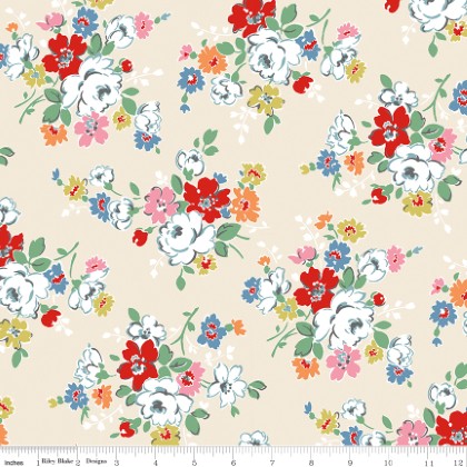Riley Blake - Cath Kidston? Signature Collection - Clifton Rose, Cream