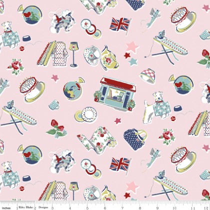 Riley Blake - Cath Kidston? Signature Collection - Icons, Pink