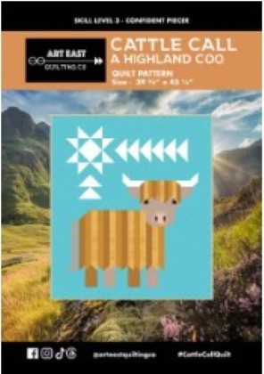 Riley Blake - Cattle Call Quilt Pattern - A Highland Coo