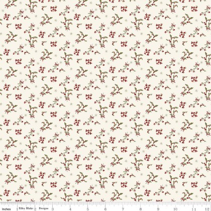 Riley Blake - Christmas Greetings - Berries, Cream