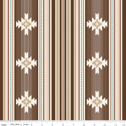 Riley Blake - Cowgirl - Blanket, Brown