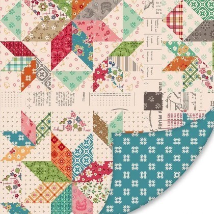 Riley Blake - Double Lush Velvet - 2 yards x 60' Wide - Farmer's Daughter, Multi
