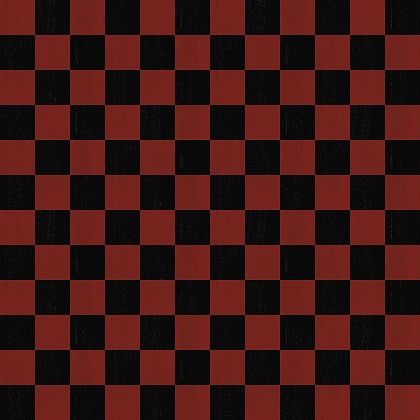 Riley Blake - I'd Rather be Playing Chess - Checkerboard, Black/Red