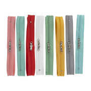 Riley Blake - Lori Holt Happy Zippers, 8 Assorted Colors