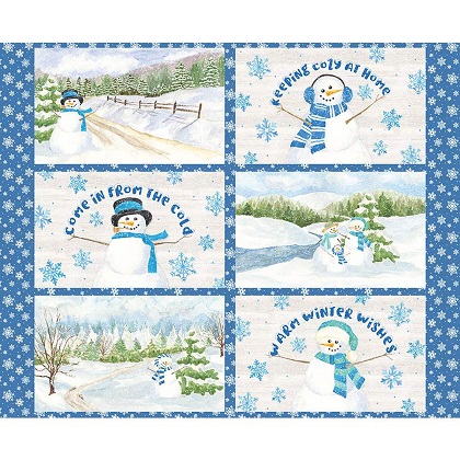 Riley Blake - Monthly Placemats - 36' x 43.5' Placemat Panel, January