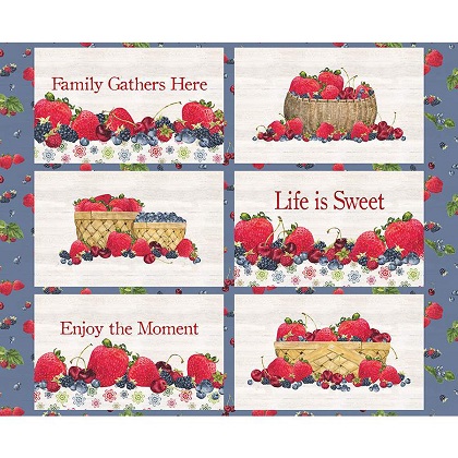 Riley Blake - Monthly Placemats - 36' x 43.5' Placemat Panel, June