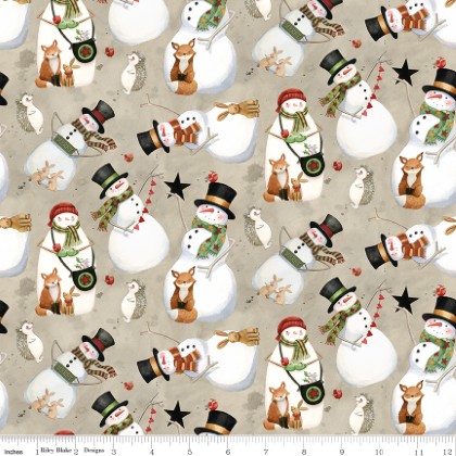 Riley Blake - Northern Christmas - Snowmen, Neutral