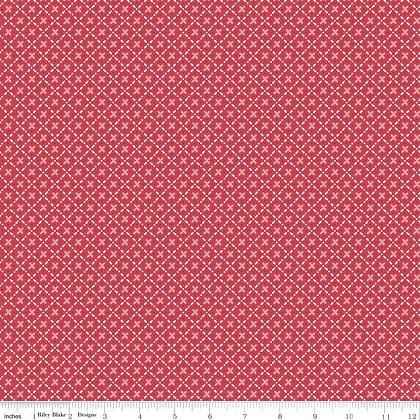Riley Blake - Stitch - Plaid, Cayenne