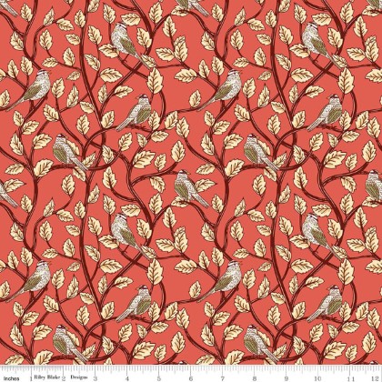 Riley Blake - Tangled Garden - Birds, Sunset