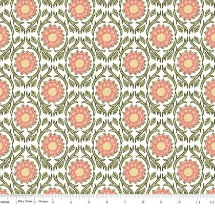 Riley Blake - Tangled Garden - Medallions, Cream