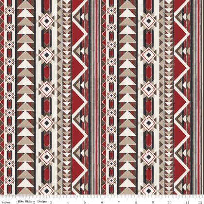 Riley Blake - The Homestead - Blanket, Red