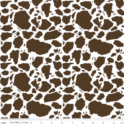 Riley Blake - The Homestead - Cow Patches, Brown